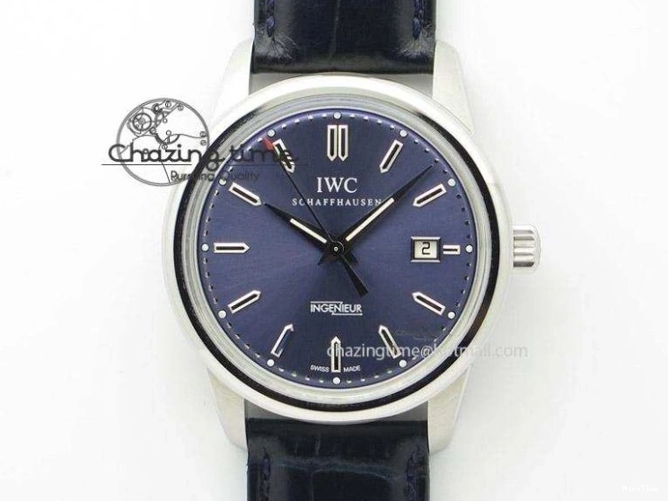 MIROTIME 0203 MARK XVIII Le Petit Prince IW327004 SS FKF 1:1 Best Edition Blue Dial On Brown Leather Strap Trendsetting 7117